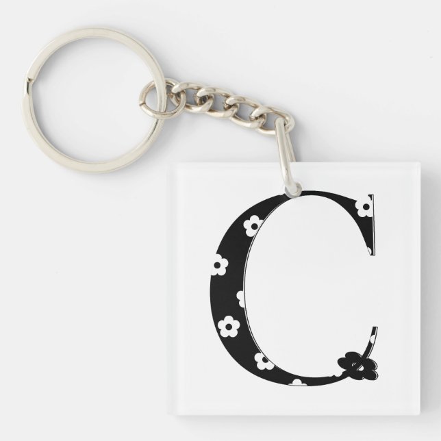 Porte-clés pour porte - clé modèle initial (Devant)