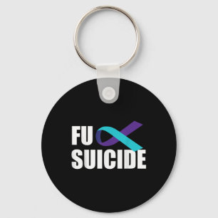 Porte-clés Pour Suicide Sensibilisation au suicide Ribbon Sui