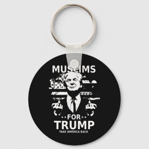 Porte-clés Pour Trump 2024 Élections conservatrices amusantes