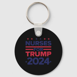 Porte-clés Pour Trump 2024 Les infirmières soutiennent Trump 