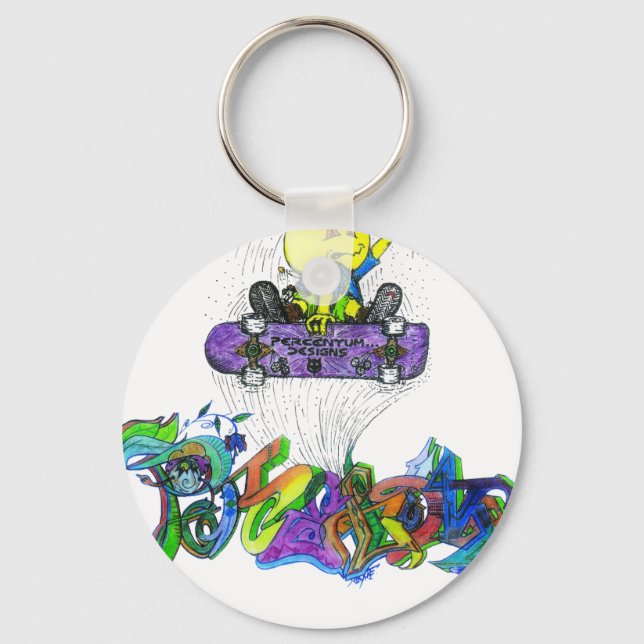 Porte-clés Pourcentage Ollie (Recto)