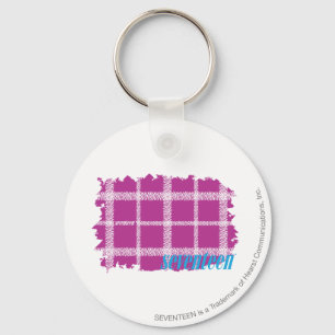 Porte-clés Pourpre 4 de plaid