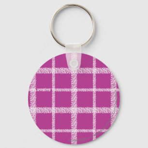 Porte-clés Pourpre de plaid