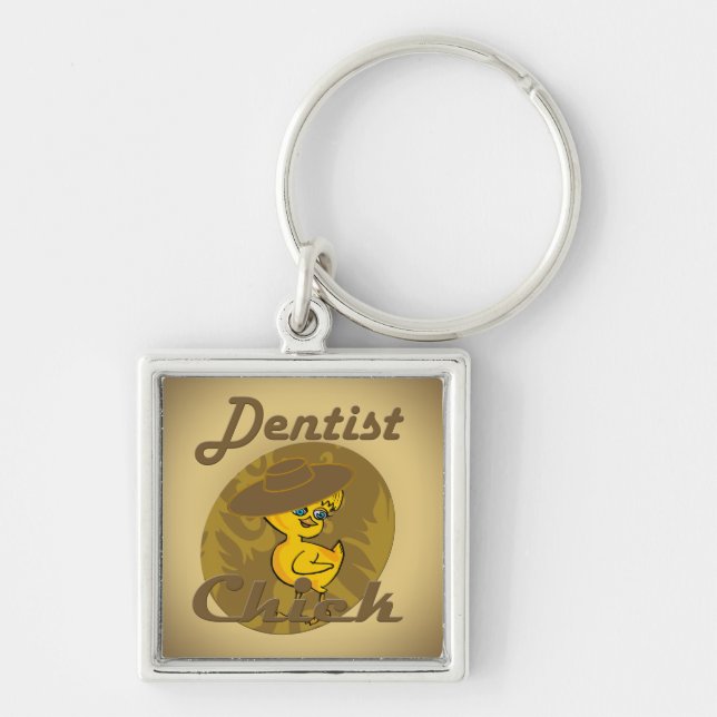 Porte-clés Poussette dentiste #6 (Devant)