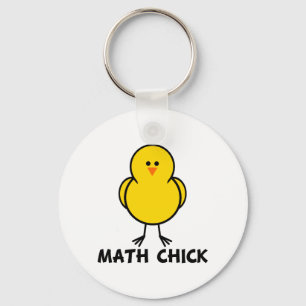 Porte-clés Poussin de maths