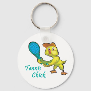 Porte-clés poussin de tennis
