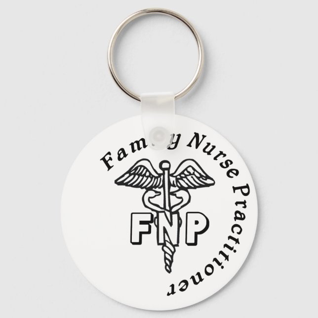 PORTE-CLÉS PRATICIEN DES INFIRMIÈRES FNP CADUCEUS (Recto)
