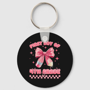 Porte-clés Premier Jour De 4e Année Coquette Byck Rentree Sco