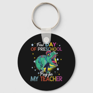 Porte-clés Premier Jour De Maternelle Priez Pour Mon Enseigna