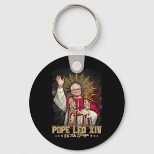 Porte-clés Premier Pape D'Amérique À Chicago Da Pope