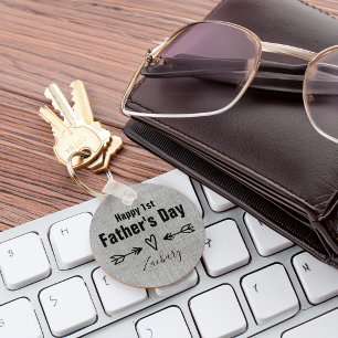 Porte-clés Première Fête des Pères Personnalisée