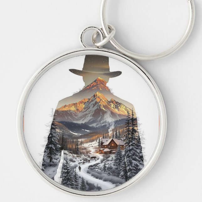 Porte-clés "Premium Metal Keychain – Sleek, Durable & Stylish (Devant)