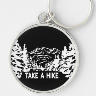 Porte-clés Prenez une citation Hippique paysage montagnard mo