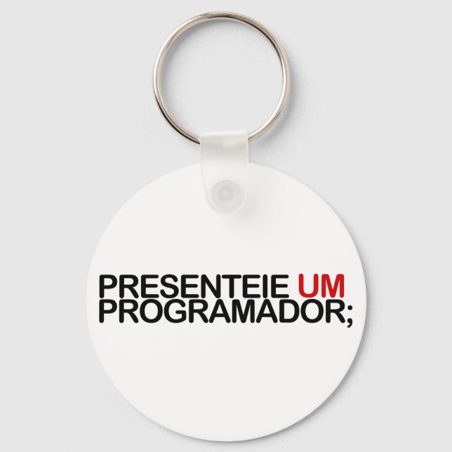 Porte-clés Présenteie um programador (Recto)