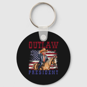 Porte-clés Président Trump Cowboy Trump 2024 Condamné Felon
