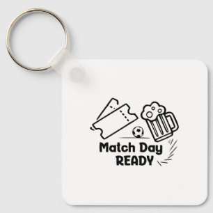 Porte-clés Prêt pour le jour du match