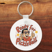 Prêt pour Pickleball Cartoon Thumbs Up Guy