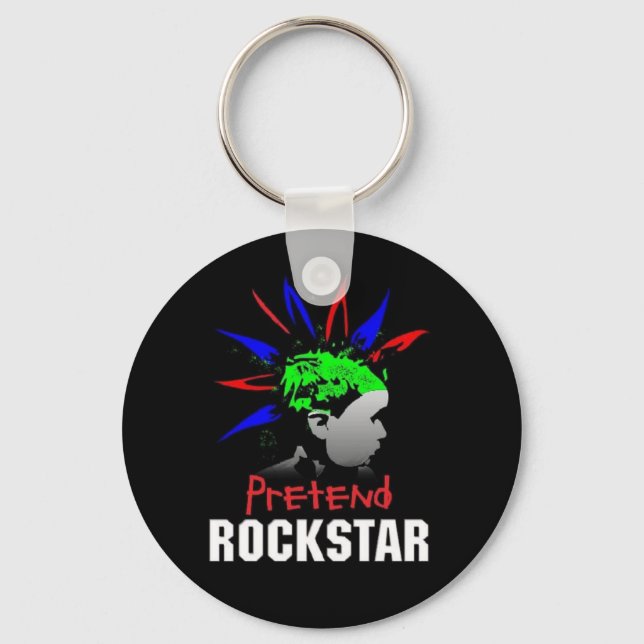 Porte-clés Prétendre le Porte - clé Rockstar (Recto)