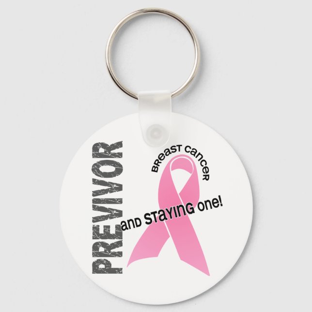 Porte-clés Prévivant 1 Cancer du sein (Recto)