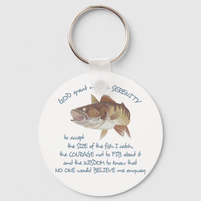 Porte-clés Prière du pêcheur (Recto)