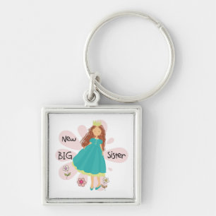 Porte-clés Princesse Big Soeur Cheveux Brown