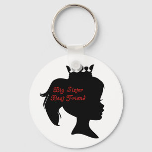 Porte-clés Princesse Big Soeur Meilleur Ami