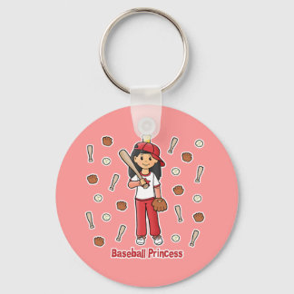 Porte-clés Princesse de baseball