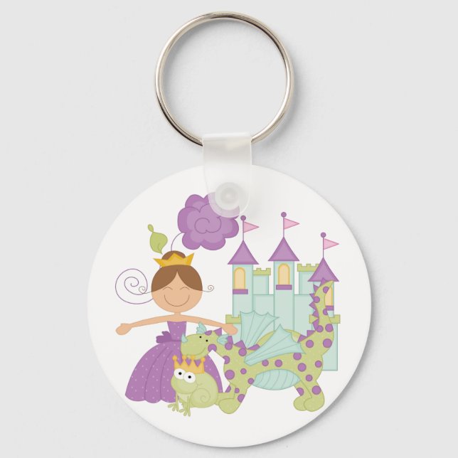 Porte-clés Princesse de brune (Recto)