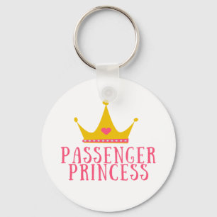 Porte-clés Princesse de passager avec couronne