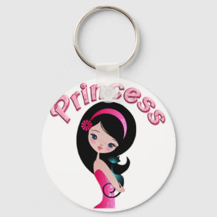 Porte-clés Princesse porte - clé Retro Rose