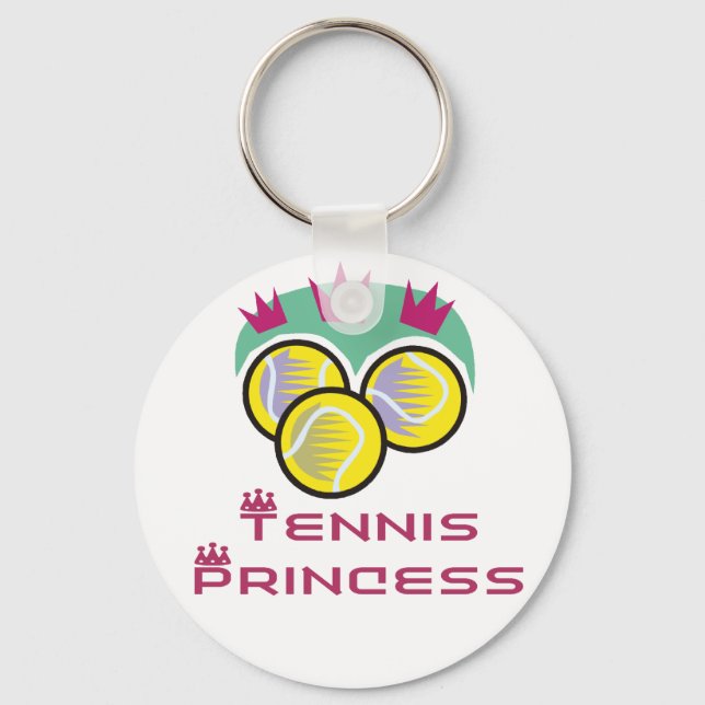 Porte-clés Princesse TennisChick (Recto)
