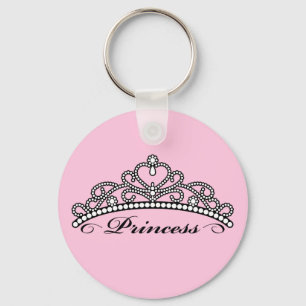 Porte-clés Princesse Tiara Porte - clé (arrière - plan rose)