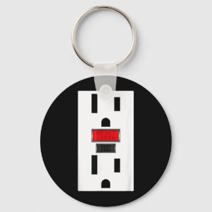 Porte-clés Prise électrique drôle Halloween
