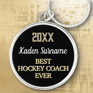 Porte-clés Prix du meilleur entraîneur de hockey