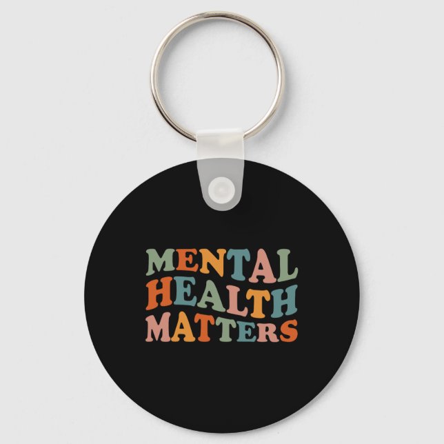 Porte-clés Problèmes de santé Sensibilisation au cerveau huma (Recto)