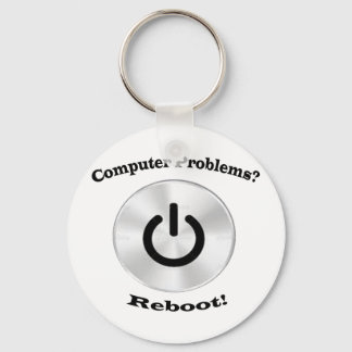 Porte-clés Problèmes informatiques Lettres noires