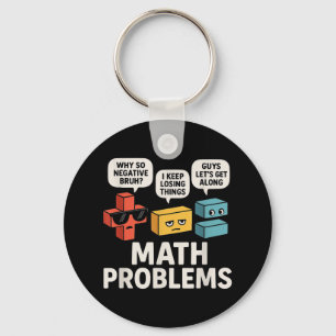 Porte-clés Problèmes Mathématiques Symboles Drôle Enseignant