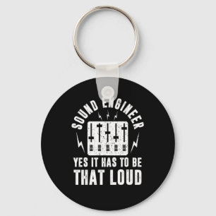 Porte-clés Producteur de musique audio