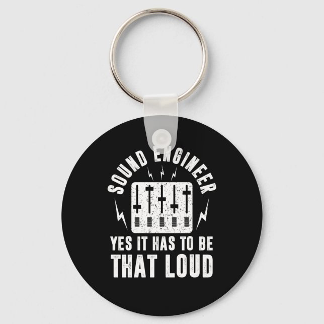 Porte-clés Producteur de musique audio (Recto)