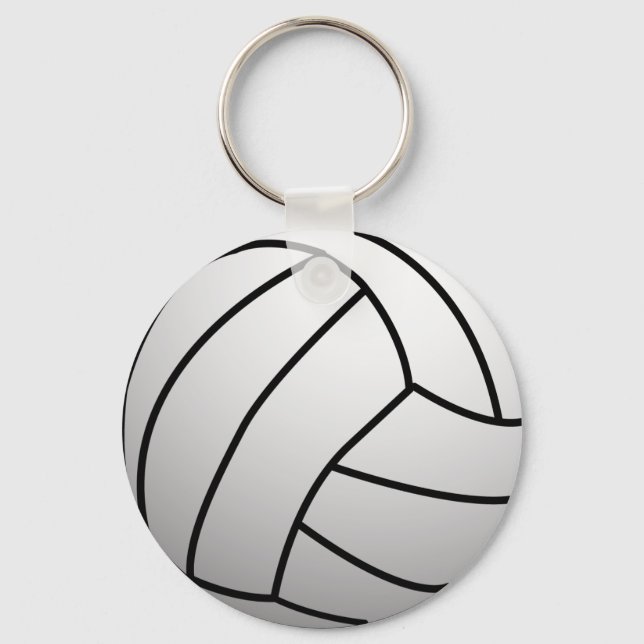 Porte-clés Produit sportif VolleyBall personnalisé (Recto)