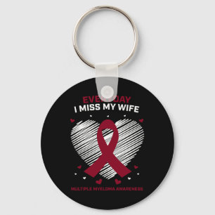 Porte-clés Produits de cancer du sang Cadeaux Femme Myélome m