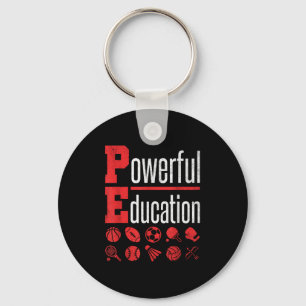 Porte-clés Prof de gym Éducation physique École Motivation