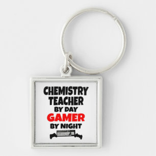 Porte-clés Professeur de chimie gamer