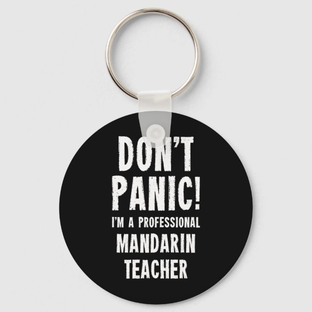 Porte-clés Professeur de Mandarin (Recto)