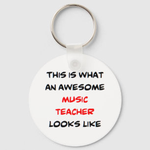 Porte-clés professeur de musique, génial
