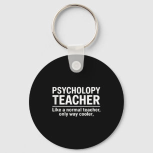 Porte-clés Professeur de psychologie citation drôle plus cool
