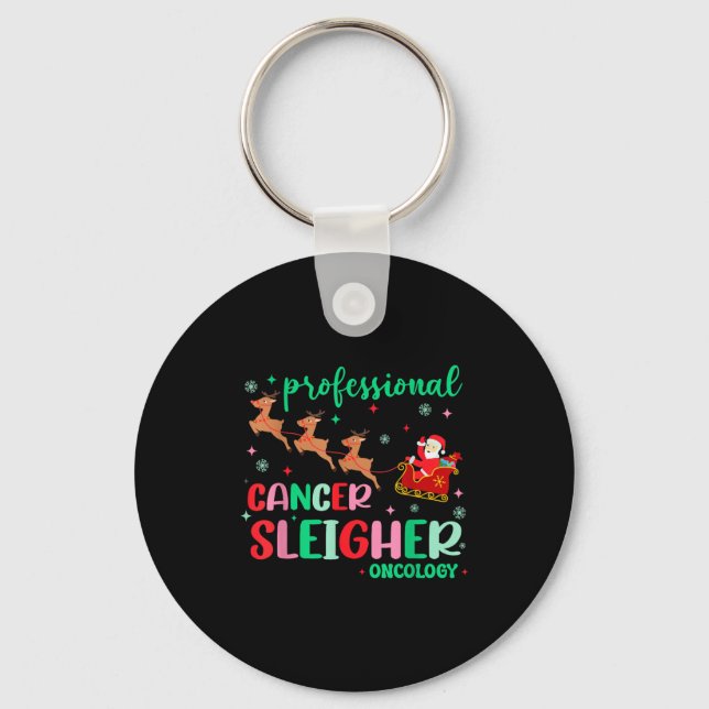 Porte-clés Professional Cancer Sleigher Oncology Nurse Christ (Recto)