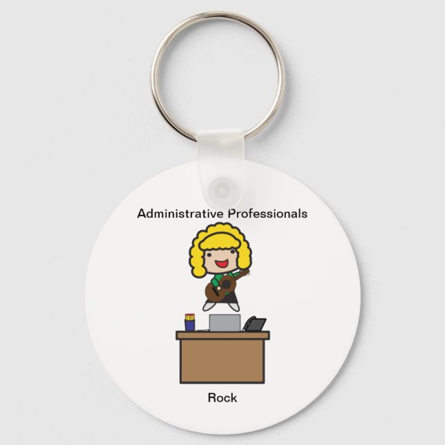 Porte-clés Professionnels de l'administration Rock (Blonde) (Recto)