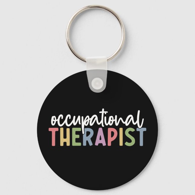 Porte-clés Professionniste-Thérapiste - Cadeaux OT (Recto)