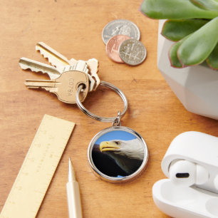 Porte-clés Profil d'aigle à tête blanche